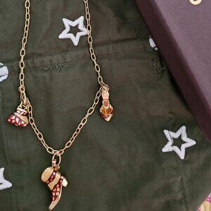 Rosato Italian Charm Necklace